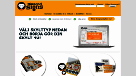 What Diamondsigns.se website looked like in 2020 (4 years ago)