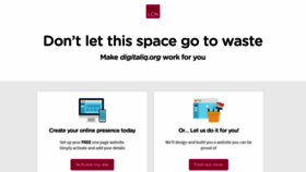 What Digitaliq.org website looked like in 2020 (3 years ago)