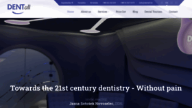 What Dentall.hr website looked like in 2020 (3 years ago)
