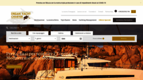 What Dreamyachtcharter.it website looked like in 2020 (3 years ago)