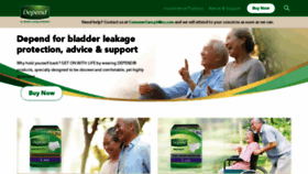 What Depend.com.ph website looked like in 2020 (3 years ago)