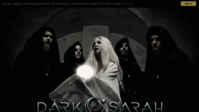 What Darksarah.com website looked like in 2020 (3 years ago)
