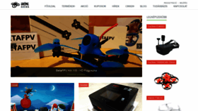 What Dronearena.hu website looked like in 2020 (3 years ago)