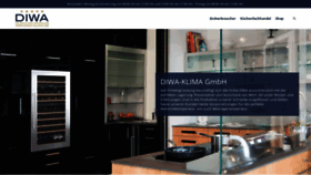 What Diwa-klima.de website looked like in 2020 (3 years ago)