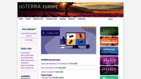What Doterraeveryday.eu website looked like in 2020 (3 years ago)