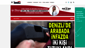 What Denizliaktuel.com website looked like in 2020 (3 years ago)