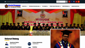What Dharmawangsa.ac.id website looked like in 2020 (3 years ago)