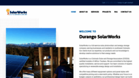 What Durangosolarworks.com website looked like in 2020 (3 years ago)