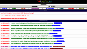 What Djbmusic.in website looked like in 2020 (3 years ago)