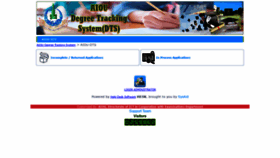 What Dts.aiou.edu.pk website looked like in 2020 (3 years ago)