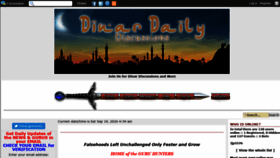 What Dinardaily.net website looked like in 2020 (3 years ago)