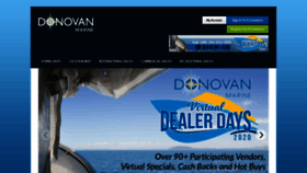 What Donovanmarine.com website looked like in 2020 (3 years ago)