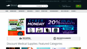 What Discountmedicalsupplies.com website looked like in 2020 (3 years ago)