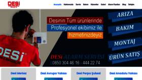 What Desialarmservisi.com website looked like in 2020 (3 years ago)
