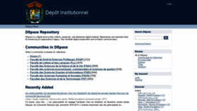 What Dspace.univ-jijel.dz website looked like in 2020 (3 years ago)