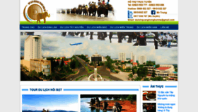 What Dulichtaynguyen.com.vn website looked like in 2020 (3 years ago)