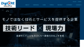 What Digicore.co.jp website looked like in 2020 (3 years ago)