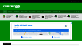 What Descargandolojuegos.com website looked like in 2020 (3 years ago)