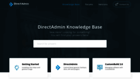 What Docs.directadmin.com website looked like in 2020 (3 years ago)