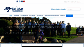 What Delmarfoundation.org website looked like in 2020 (3 years ago)
