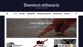 What Diventeromilionario.it website looked like in 2020 (3 years ago)