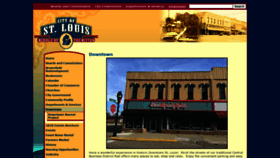 What Downtownstlouismi.com website looked like in 2020 (3 years ago)