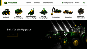 What Deere.de website looked like in 2020 (4 years ago)