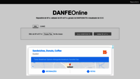 What Danfeonline.com.br website looked like in 2020 (4 years ago)