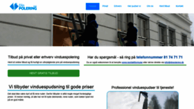 What Dinpolering.dk website looked like in 2020 (3 years ago)
