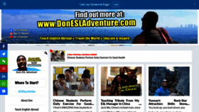 What Donesladventure.com website looked like in 2020 (3 years ago)