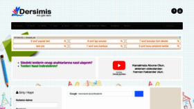 What Dersimis.com website looked like in 2020 (3 years ago)