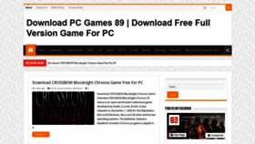 What Downloadpcgames89.com website looked like in 2020 (3 years ago)