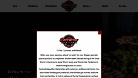 What Delicaciesdeli.com website looked like in 2020 (3 years ago)