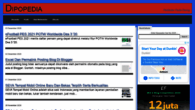 What Dipopedia.com website looked like in 2020 (3 years ago)