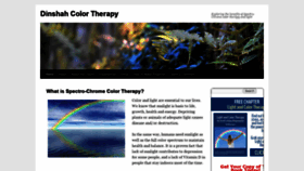 What Dinshahcolortherapy.com website looked like in 2020 (3 years ago)