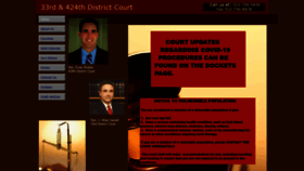 What Dcourttexas.org website looked like in 2020 (3 years ago)