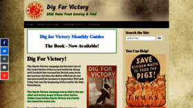 What Dig-for-victory.org.uk website looked like in 2020 (3 years ago)