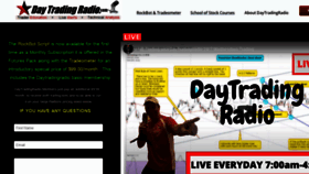 What Daytradingradio.com website looked like in 2020 (3 years ago)