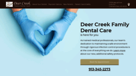 What Deercreekfamilydentalcare.com website looked like in 2020 (3 years ago)