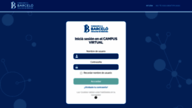 What Distancia.barcelo.edu.ar website looked like in 2020 (3 years ago)