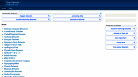 What Databasesets.com website looked like in 2020 (4 years ago)