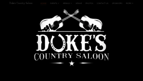 What Dukescountrysaloon.com website looked like in 2020 (3 years ago)