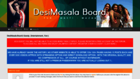 What Desimasalaboard.org website looked like in 2020 (3 years ago)