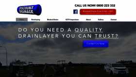 What Discountdrainage.co.nz website looked like in 2020 (3 years ago)