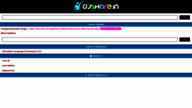 What Djshare.in website looked like in 2020 (3 years ago)