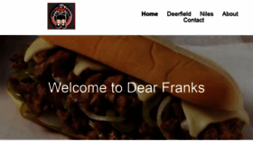 What Dearfranks.com website looked like in 2020 (3 years ago)