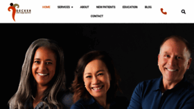 What Deckerchiropractic.com website looked like in 2020 (3 years ago)
