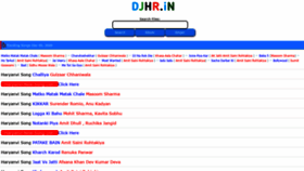 What Djhr.in website looked like in 2020 (3 years ago)