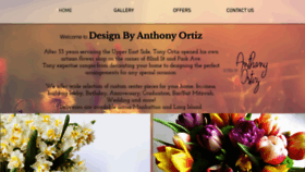 What Designbyanthonyortiz.com website looked like in 2020 (3 years ago)