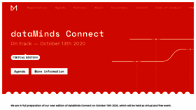 What Datamindsconnect.be website looked like in 2020 (3 years ago)